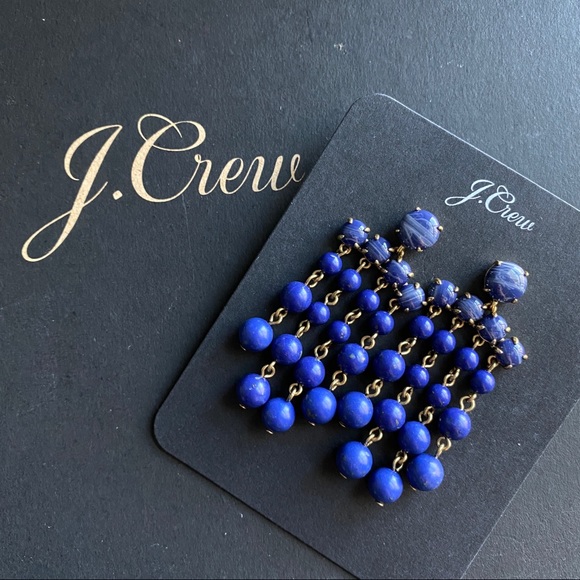 πNew J. Crew Candy dot chandelier earrings